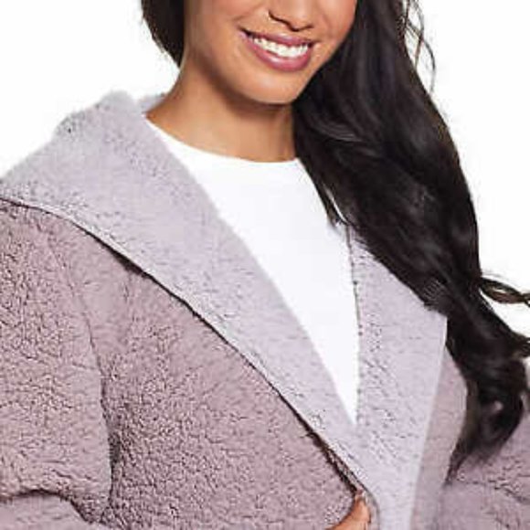 Weatherproof Ladies' Reversible Cozy Sherpa Hooded - Picture 8 of 11